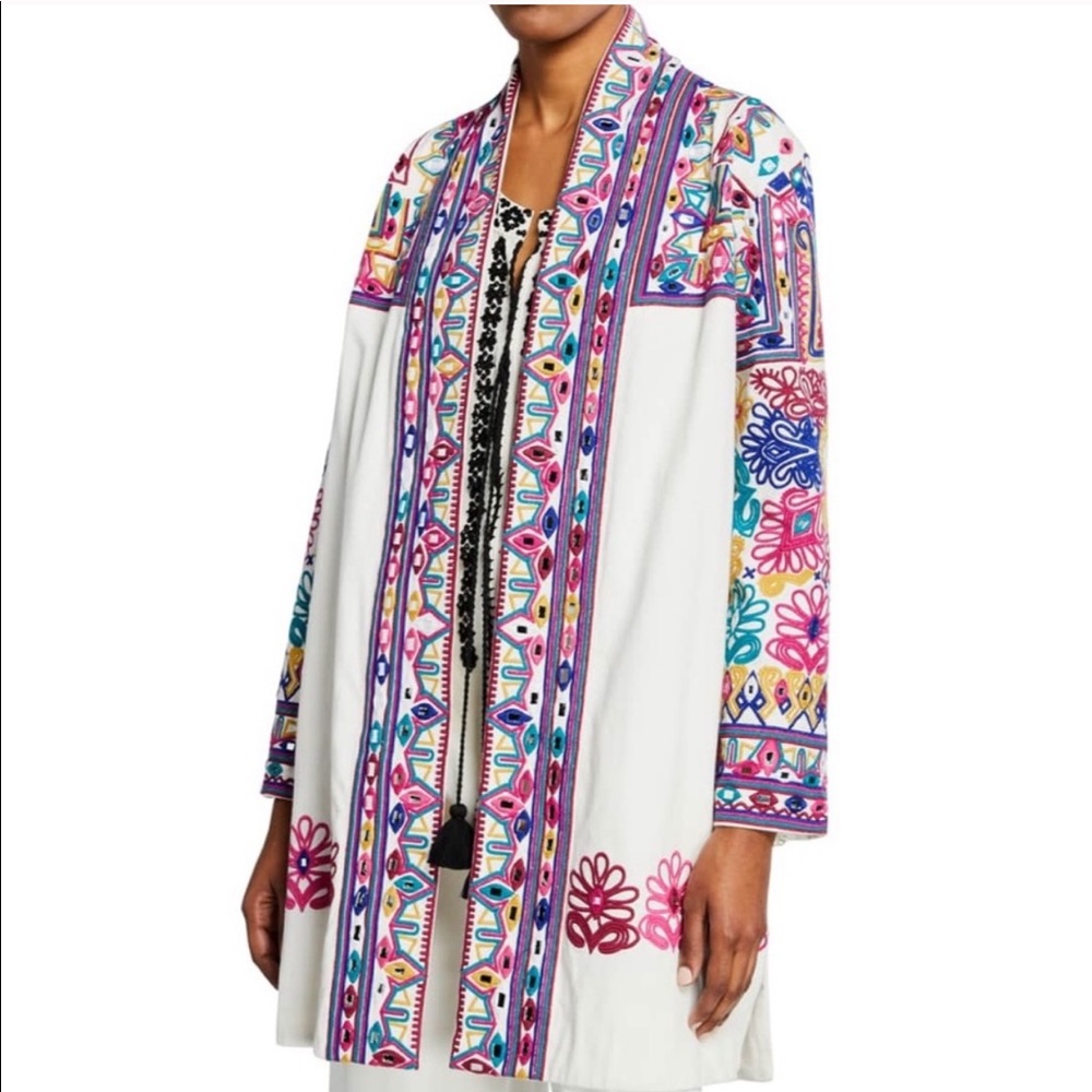 Figue Embroidered Overcoat